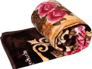 Swikon star Floral Single Mink Blanket for  Heavy Winter
