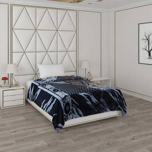 MONTE CARLO Printed Single Mink Blanket for  Heavy Winter