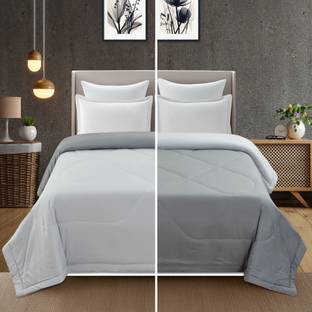 Furnishing Hut Solid Double Comforter for  Heavy Winter