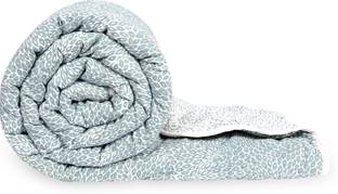 Divine Casa Printed Single Comforter for  Mild Winter