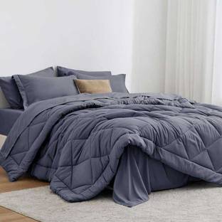 COZYEXPORTS Solid Double Quilt for  Heavy Winter