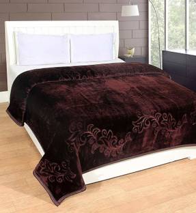 Swikon star Floral Double Mink Blanket for  Heavy Winter