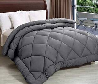 EVERDECOR Solid Double Comforter for  Heavy Winter