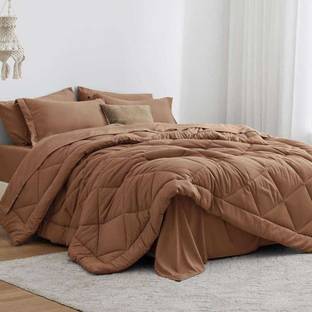COZYEXPORTS Solid Double Quilt for  Heavy Winter