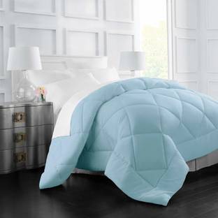 Linenovation Solid Single Comforter for  Heavy Winter
