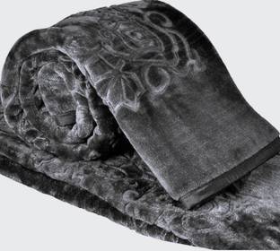 HomyReef Floral Single Mink Blanket for  Heavy Winter