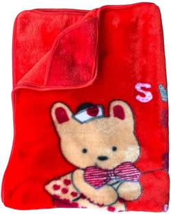PWI Cartoon Single Hooded Baby Blanket for  AC Room