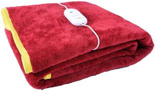 Comfort Ideas Solid Single Electric Blanket for  Heavy Winter