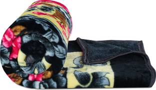 VAS COLLECTIONS Printed Double Mink Blanket for  Heavy Winter