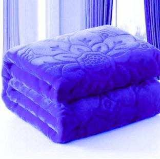 Swikon star Self Design Double Mink Blanket for  Heavy Winter