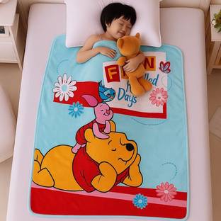 Mahi Fashion Cartoon Single Crib Baby Blanket for  Heavy Winter