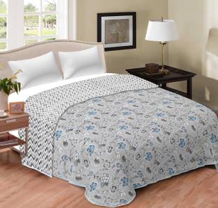 Yug Handicraft Floral Double Dohar for  AC Room