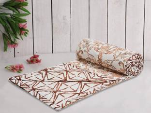 Trance Home Linen Printed Single Dohar for  AC Room