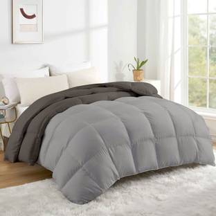 Razzai Solid Queen Comforter for  Heavy Winter