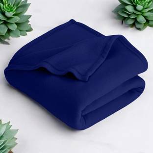 WARMZY Solid Single AC Blanket for  Mild Winter