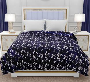 SPANGLE Printed King Mink Blanket for  Heavy Winter