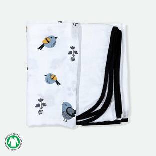 Tinylane Printed Single Swaddling Baby Blanket for  Mild Winter
