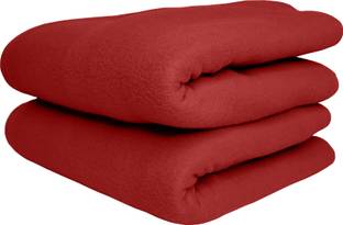 WARMZY Floral Double Fleece Blanket for  Mild Winter