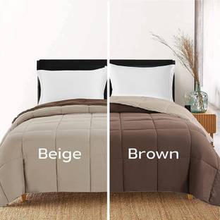 comofowell Solid Double Comforter for  Heavy Winter