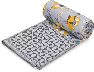 RUSTIC LINEN Geometric Double Dohar for  Heavy Winter