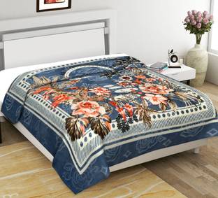 SPANGLE Printed Double Mink Blanket for  Heavy Winter