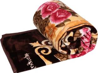 Swikon star Floral Single Mink Blanket for  Heavy Winter