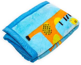 MeeMee Printed Single Crib Baby Blanket for  Mild Winter