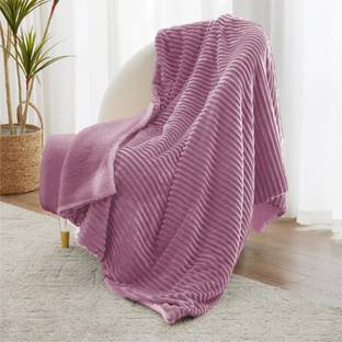 BSB HOME Solid Double Sherpa Blanket for  Heavy Winter