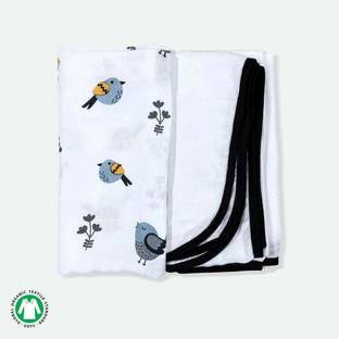 Tinylane Printed Single Swaddling Baby Blanket for  Mild Winter