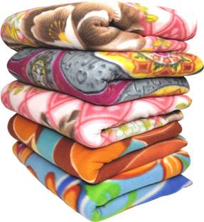 WARMZY Floral Double Fleece Blanket for  Heavy Winter