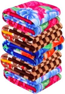 SANJU CORPORTION Abstract Single Fleece Blanket for  Heavy Winter
