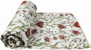 SM DECOR Printed, Solid Double Dohar for  AC Room