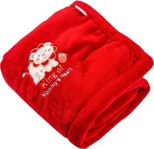 BABY ZONE Solid Single AC Blanket for  AC Room
