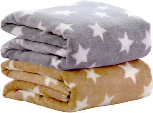 BRANDONN Printed Single Crib Baby Blanket for  AC Room