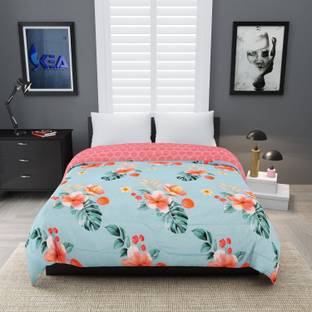 KEA Printed Single Comforter for  Mild Winter