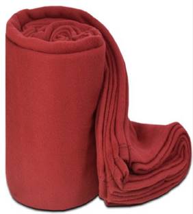 n g products Solid Single Fleece Blanket for  Mild Winter