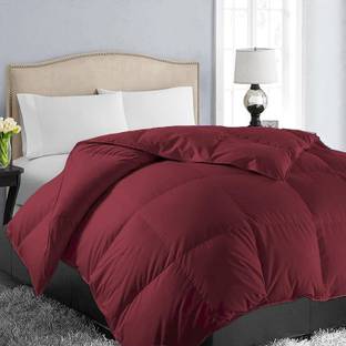 Blue Home Solid Single Comforter for  Heavy Winter