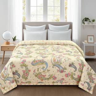 Home Stylish Floral Double Comforter for  AC Room