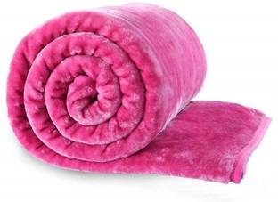 AG's Active Solid Double Mink Blanket for  Heavy Winter