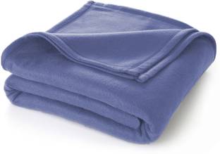 MISTIVA Solid Single Fleece Blanket for  Mild Winter