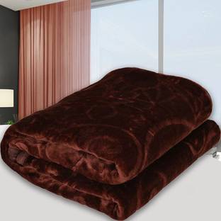 Flipkart SmartBuy Self Design Double Mink Blanket for  Heavy Winter
