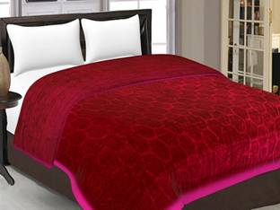 SPANGLE Self Design Double AC Blanket for  AC Room