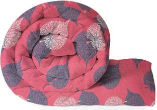 VAS COLLECTIONS Floral King Comforter for  Heavy Winter