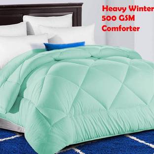 EVOL Solid Single Comforter for  Heavy Winter