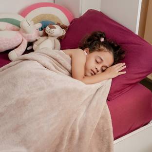 haus & kinder Solid Single AC Blanket for  AC Room
