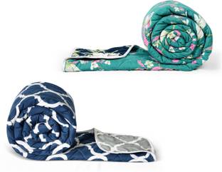 Divine Casa Geometric Single Comforter for  Mild Winter