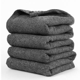 CHANDRAVATI Solid Single Woollen Blanket for  Heavy Winter