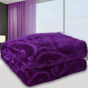 SPANGLE Self Design Double AC Blanket for  AC Room