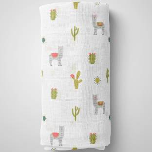 1st Step Printed Single Swaddling Baby Blanket for  AC Room