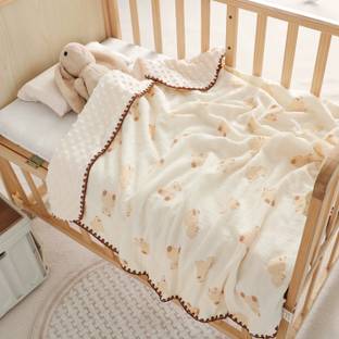 SYGA Printed Single Crib Baby Blanket for  AC Room
